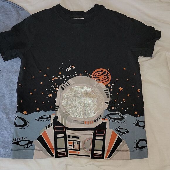 Hanna Andersson Frog Beach Chair & Astronaut Short Sleeve Shirt Size 110 US 5 - Picture 8 of 10